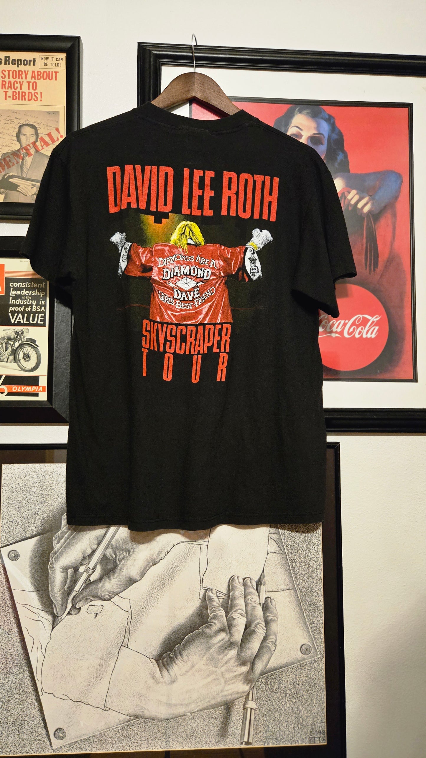 David Lee Roth (TEE AND A TAPE) Medium