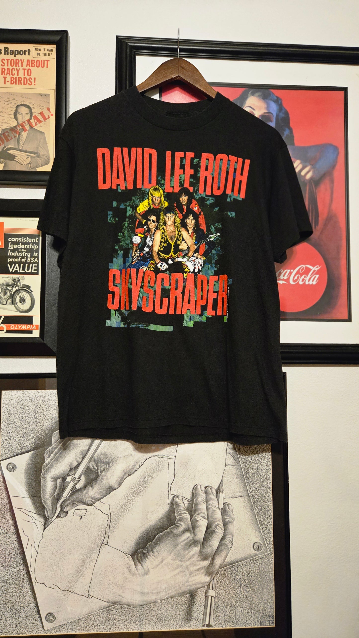 David Lee Roth (TEE AND A TAPE) Medium