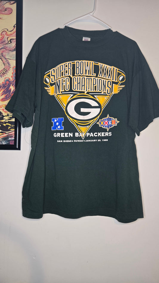 98 Packers superbowl green