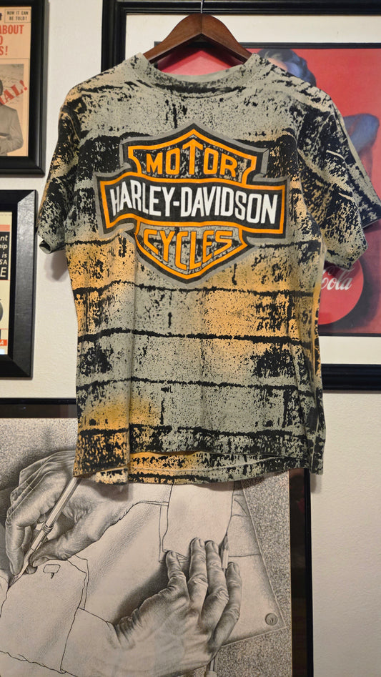 90s Harley Brick AOP medium