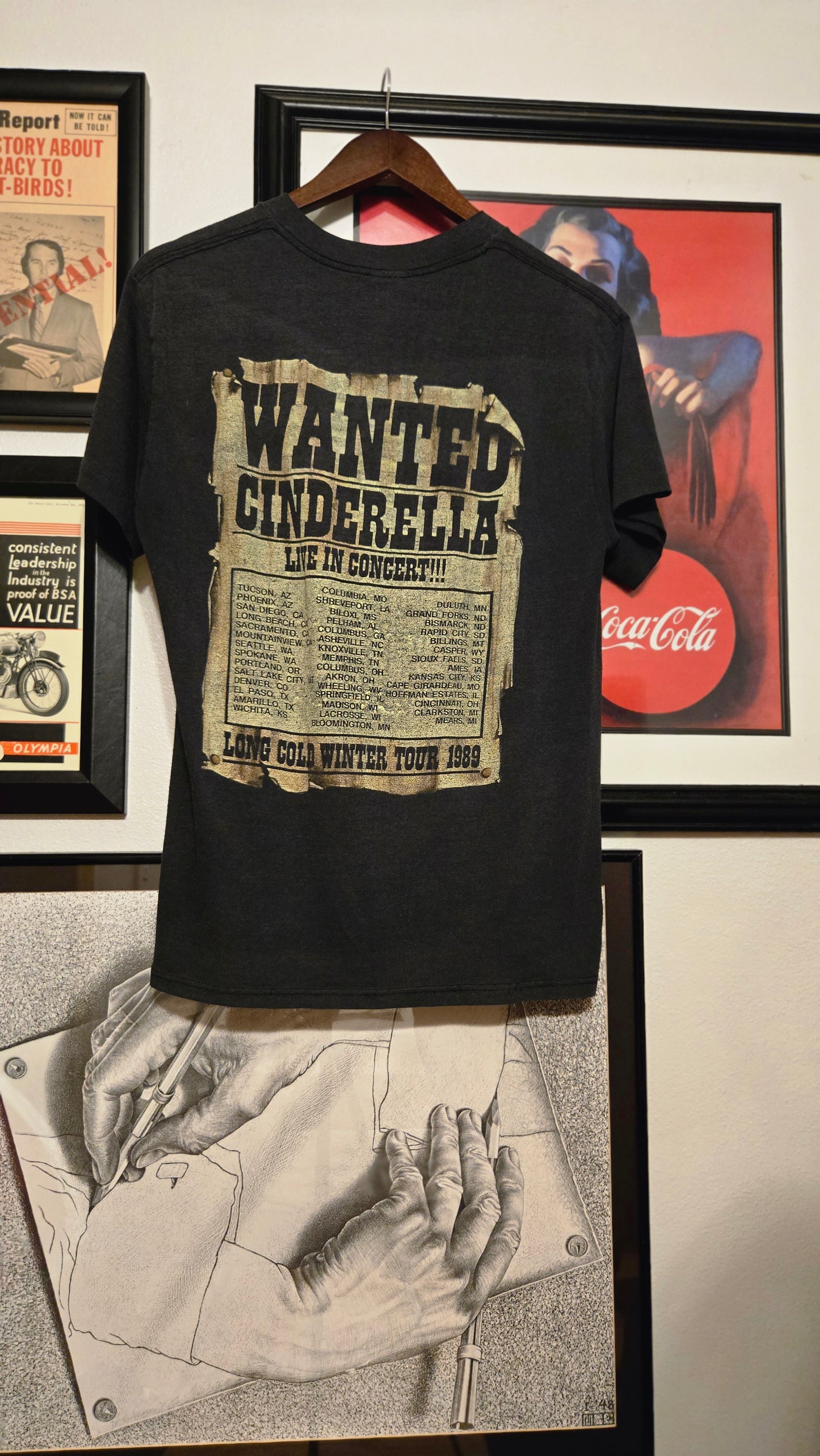 Cinderella Fader (tee & a tape) Large