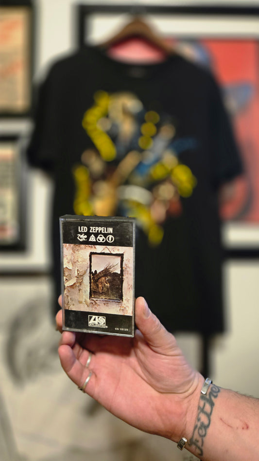 Led Zepplin tee & a tape Large