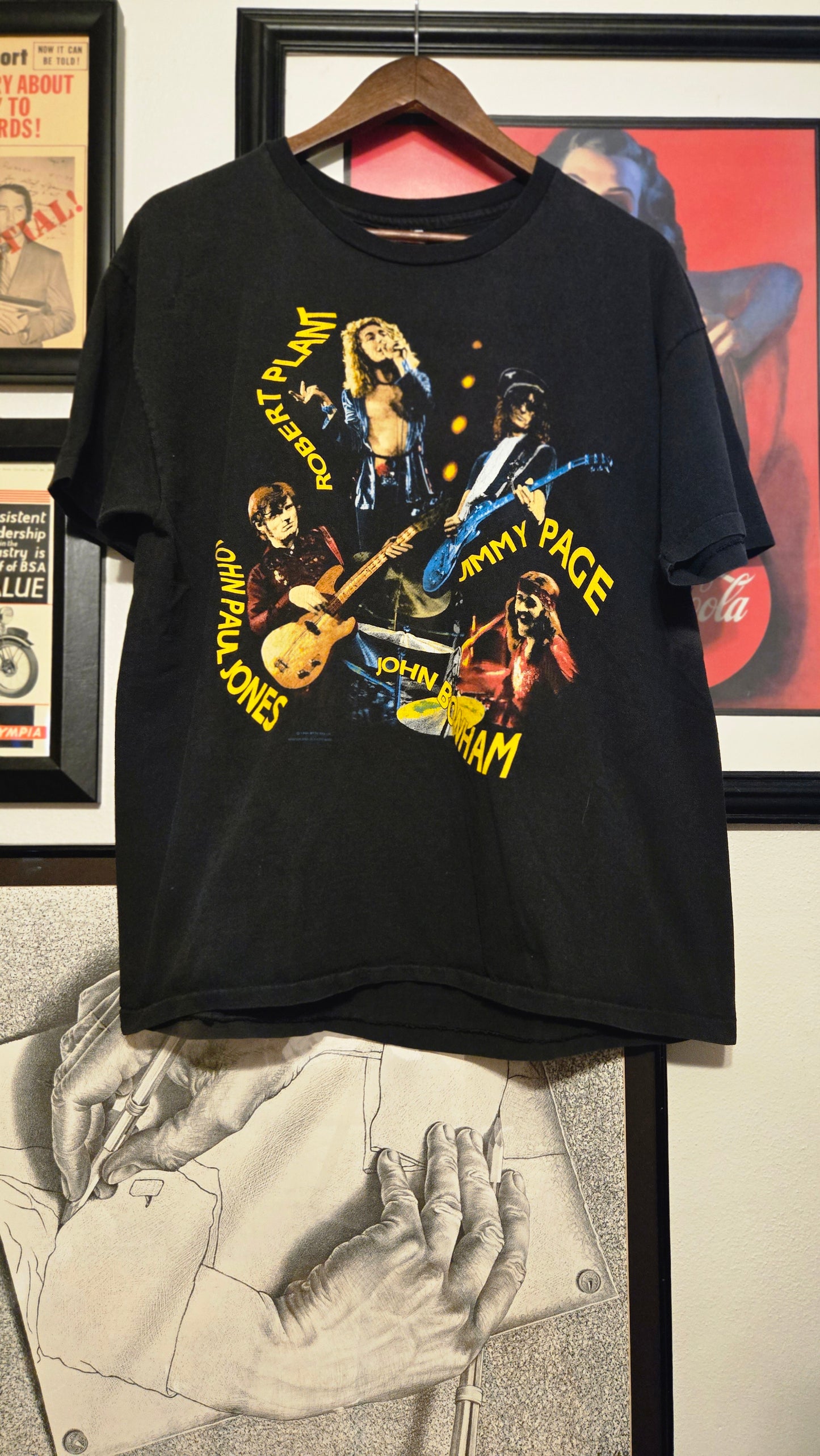 Led Zepplin tee & a tape Large