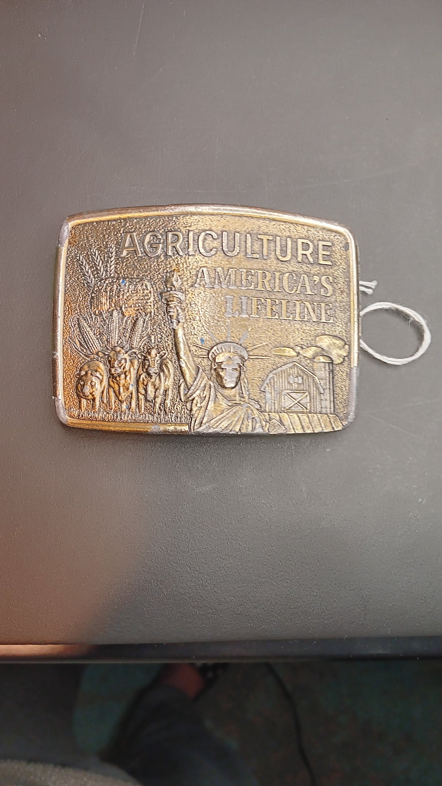 Agriculture Belt Buckle