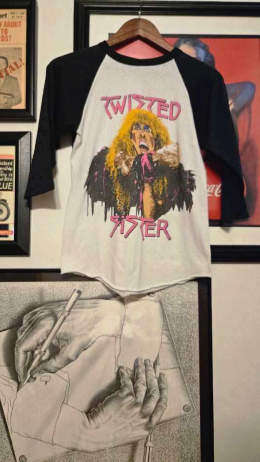Twisted Sister "stay hungry 84" raglan Small